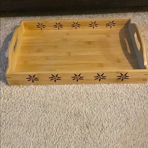 Tobin James Woden accent tray approx 9x13